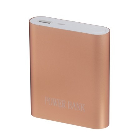 External battery Luazon model PB-11, USB, 7200 mAh, 1 A, charging indicator, gray-4