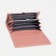 Women's wallet on magnets, pink color