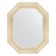 Mirror in the baguette frame, poisoned silver 99 mm, 64x79 cm