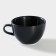 Porcelain coffee coffee "Watercolor", 320 ml, black color