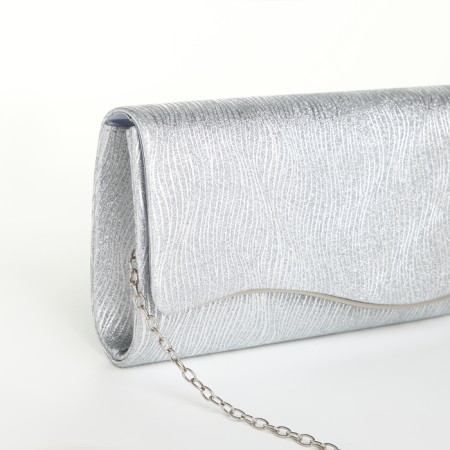 Female bag on a magnet, silver color-3