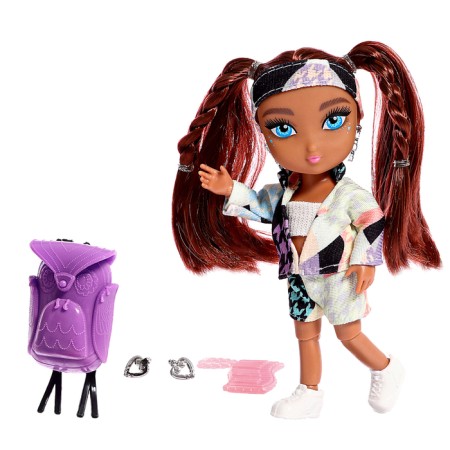 Doll "Cool Baby" with accessories, in a jeans overalls, in a package-6