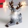 Souvenir Ceramics "Olenenok with a down necklake" Gray 17.2x8.3x14.8 cm