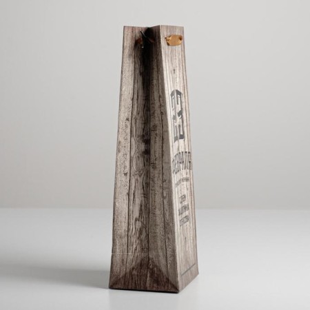Gift package for a bottle, packaging, “Happy Defender of the Fatherland Day”, 35 x 13 x 10 cm-1