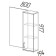 The hallway of Nick a shelf with a mirror is smooth 800x917x200