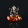 Ganesha souvenir, brass, amber resin, 1.7x1.7x1.1 cm