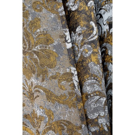 DECOFEST Denver curtains, size 200x270 cm, jacquard, gold color-4