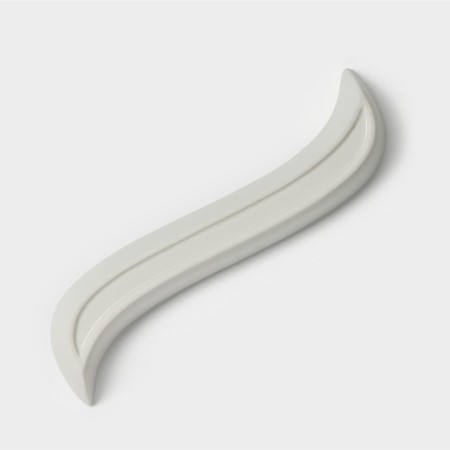 Ceramic Ceramic Oliva dish, 150 ml, 26 × 9 × 3 cm, white color-4