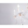 Suspended chandelier ambrella like, Modern, TR9596, 6HE14, white color, light wood