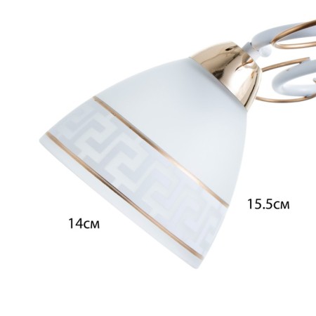 Askfeya chandelier 3he27 40W white-gold 48x48x24 cm Bayerlux-5