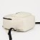 Youth backpack on lightning from textiles, external pocket, white color