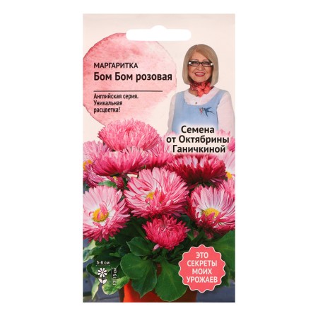 Flowers Margarita "Bom Bom Pink", 10 pcs