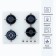 Hon surface Delvento V60N41C111, gas, 4 burners, white