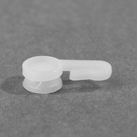 Hook for curtains, 27 × 12 mm, 120 pcs, white color-3