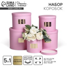 A set of hats for colors 5 in 1, gift packaging, “tenderness”, 14 x 13 cm - 22 x 19.5 cm