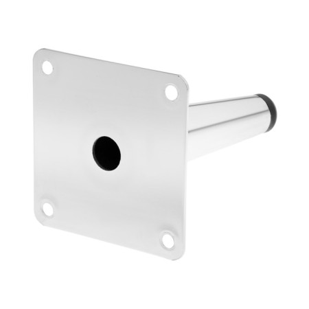 Furniture support Cappio OP07, h = 100 mm, thick thickness 1.8, color chromium-3