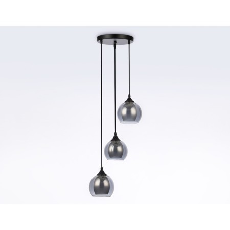 Suspended Ambrella Light, Modern, TR3541, 3HE27, Black Color-3