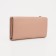 Women's wallet on magnets, pink color