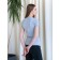 Female T -shirt, size 42, color gray melange