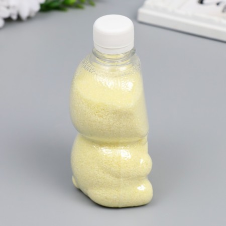 Colored sand in bottles "Pale yellow" mix-4