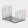 Kitchen holder for covers, pan, plates, stainless steel, 7 divisions