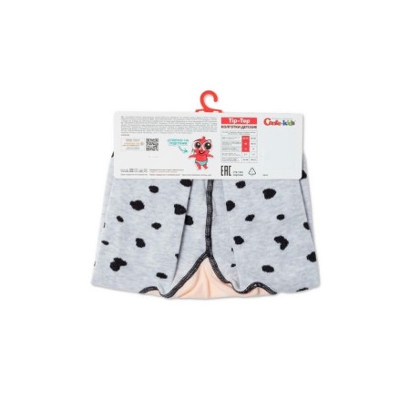Pantyhose baby cotton Conte kids tip-top, height 80-86 cm, color light gray-4