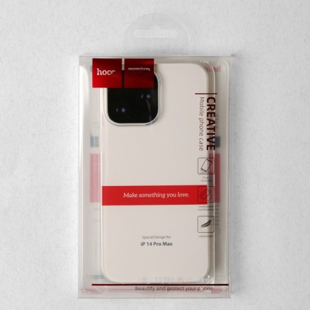 Hoco case for the iPhone 14 Pro Max, TPU, reinforced window under the camera, transparent-4