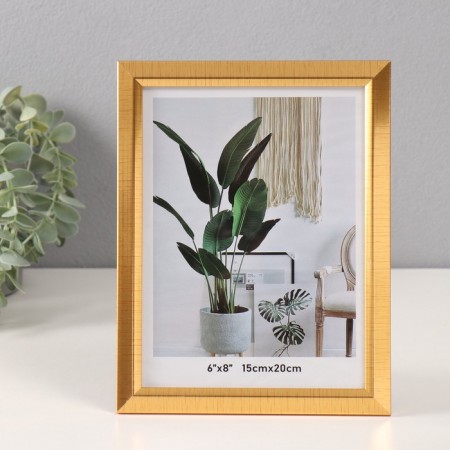 Photo frame plastic 15x20 cm "Strokes on gold" 1x17.4x22.3 cm