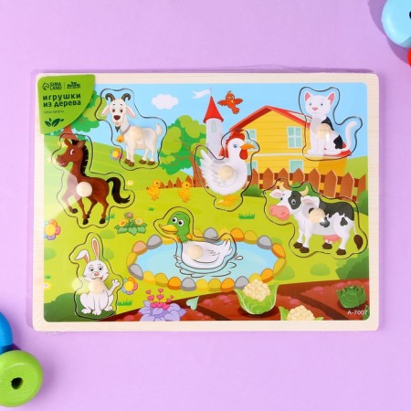 Frame-lodge "Animals on the farm"-4