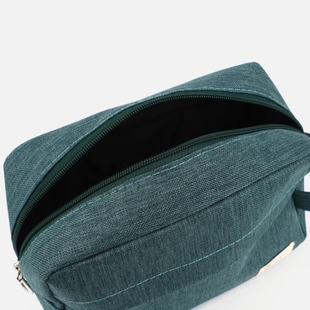 Lightning cosmetic bag, green color-2