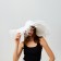 Women's hat Minaku "Summer Mood", size 56-58, white color