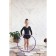 Broke for rhythmic gymnastics Grace Dance, professional, d = 85 cm, purple color