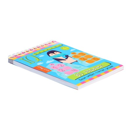 Smart notebook “Write the numbers, count, solve”, 80 tasks, 4+-2