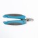 Copterus of the side with corrugated handles, a hole of 9 mm, blue with gray