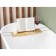 Savanna SPA bathroom shelf, 74-95 × 20.3 × 2.5 cm, bamboo