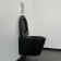 Comforty 105 MV toilet seat, SoftClose duroplast is thin, quick -saturated, black matte color