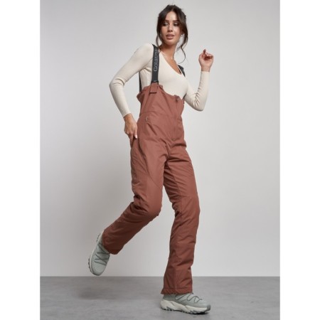 Semicunners of women's winter, size 46, brown color-16