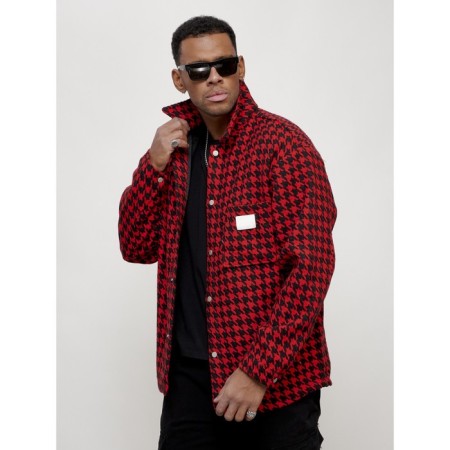 Male windbreaker, size 48, red color-7