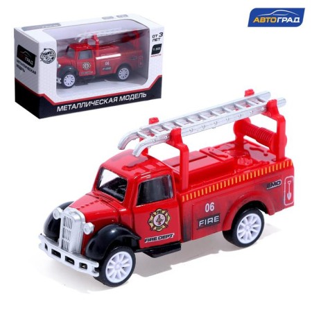 Metal truck "Fire Service", inertia, mix