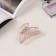 Hair crab "Florian" (set of 3 pcs) bag, 6.5 and 4 cm, pink