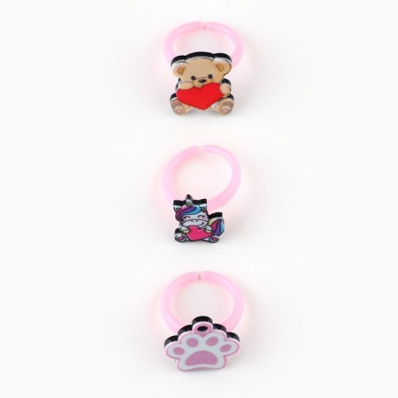 Ring 3 pcs with tattoo "Magic" 8 x 12 cm-6