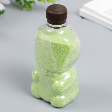 Color sand in bottles "Salad" 500 gr-3