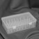Organizer for threads, 42 coils, 23.7 × 13.7 × 6.6 cm, the color is transparent