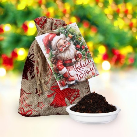 New Year. New Year tea with the taste of rosehips and red currants, 30 g