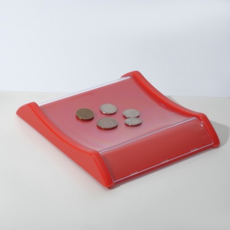 Monetnitsa is two -component, with a place for an advertising insert, 16.3 × 19.3 × 3, red red color-1