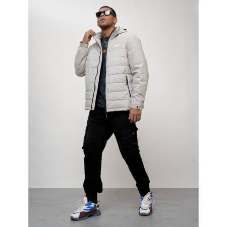 Male spring jacket, size 54, light-gray color-12
