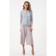 Cardigan female, size 50, blue color