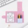 Set in a postcard: a tear -off block with tasks and pencils "Bright Asterisk"