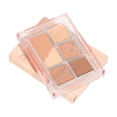 Professional palette of eye shadow, 6 colors