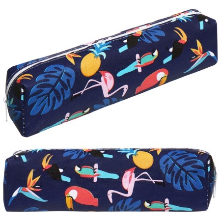 School Penal on the zipper "CACADE" Calligrata, blue